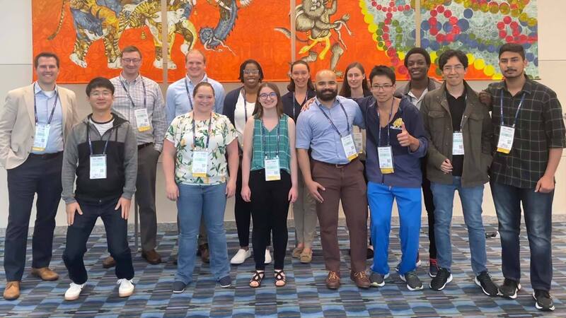 Robotics Group photo taken at the ICRA 2022 conference.